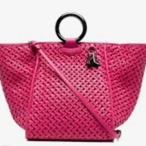 Karl Lagerfeld Basket Weave Tote Bag